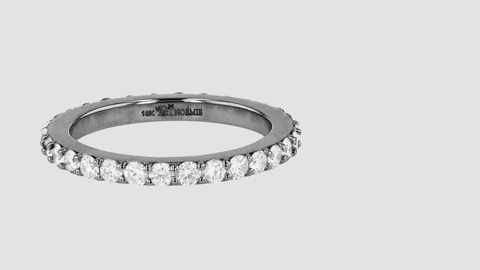 The Solar Grown One Carat Diamond Eternity Band Ring