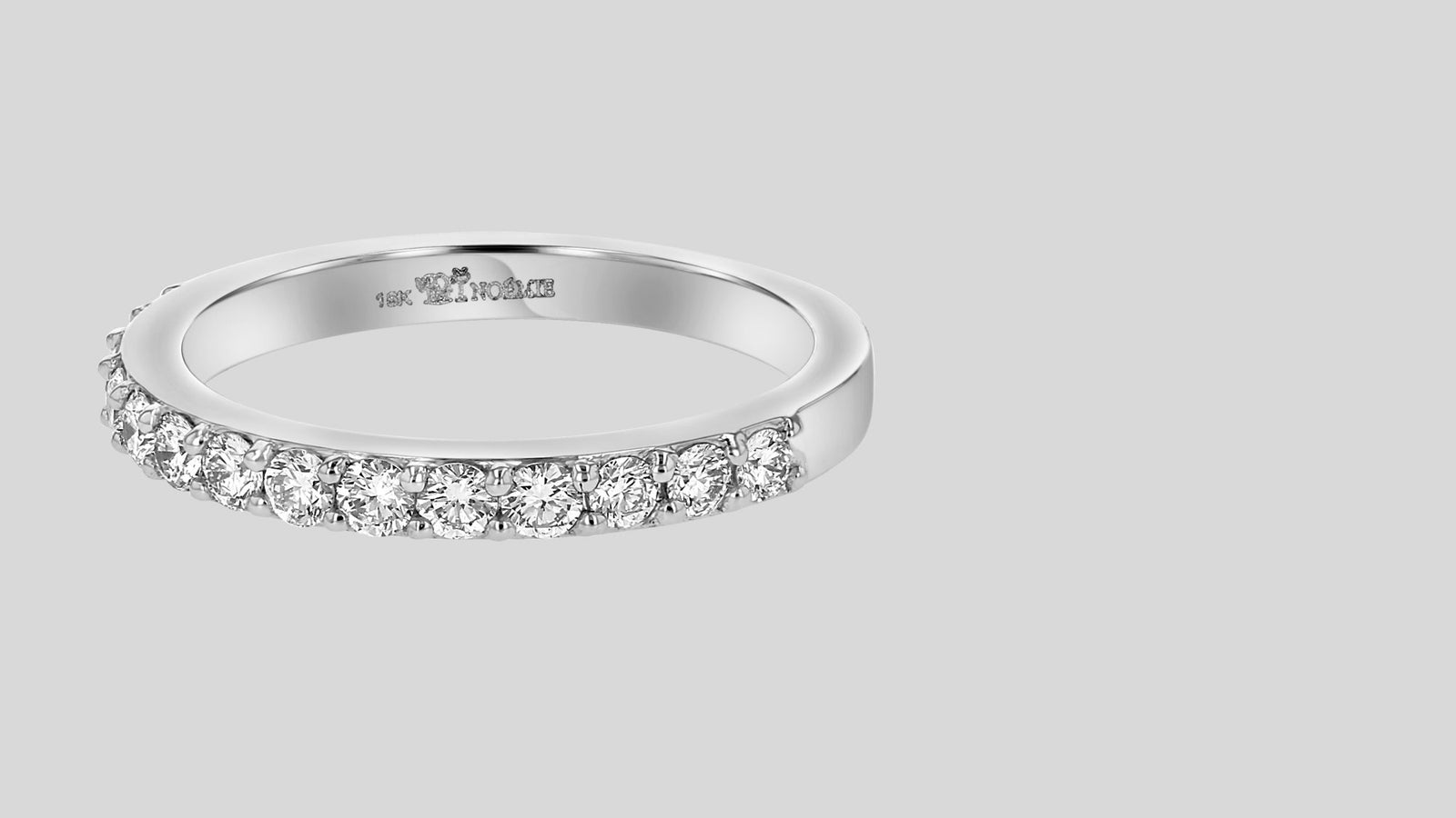 The Half Band Diamond Ring
