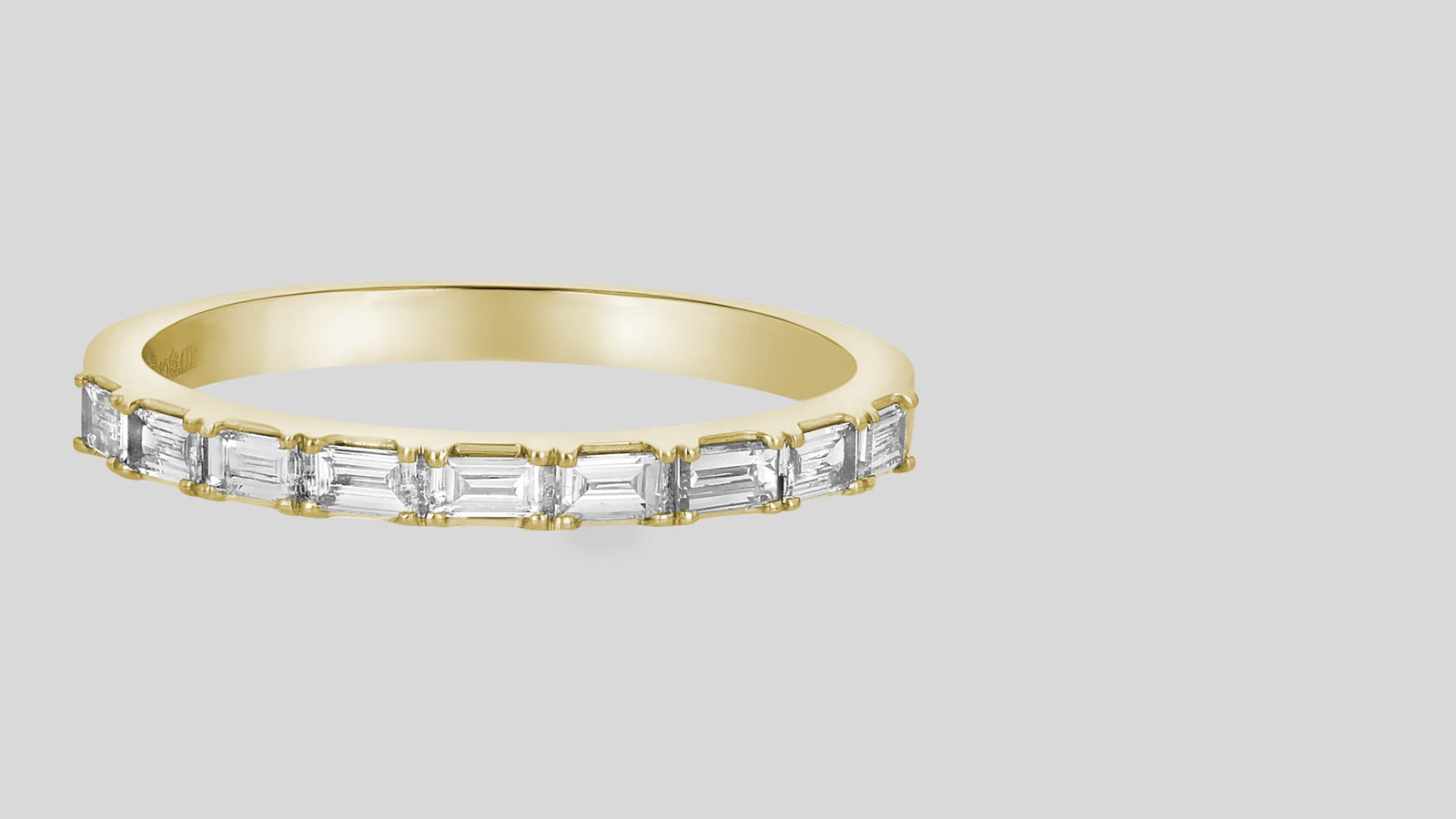 The Baguette Diamond Band Ring
