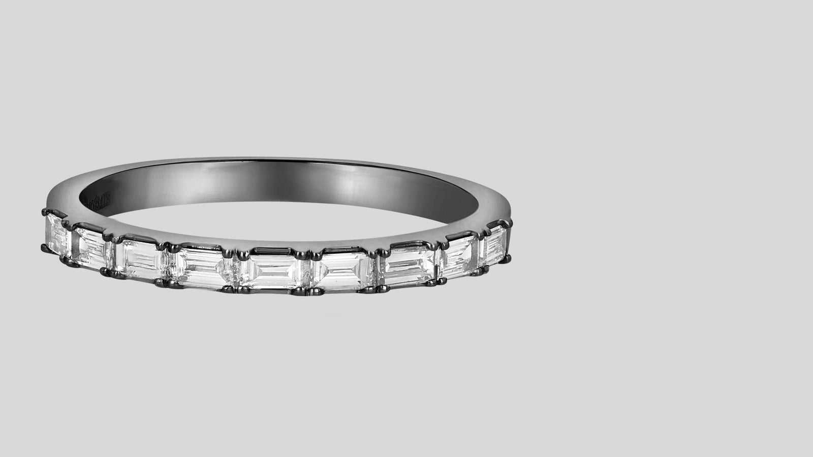 The Baguette Diamond Band Ring