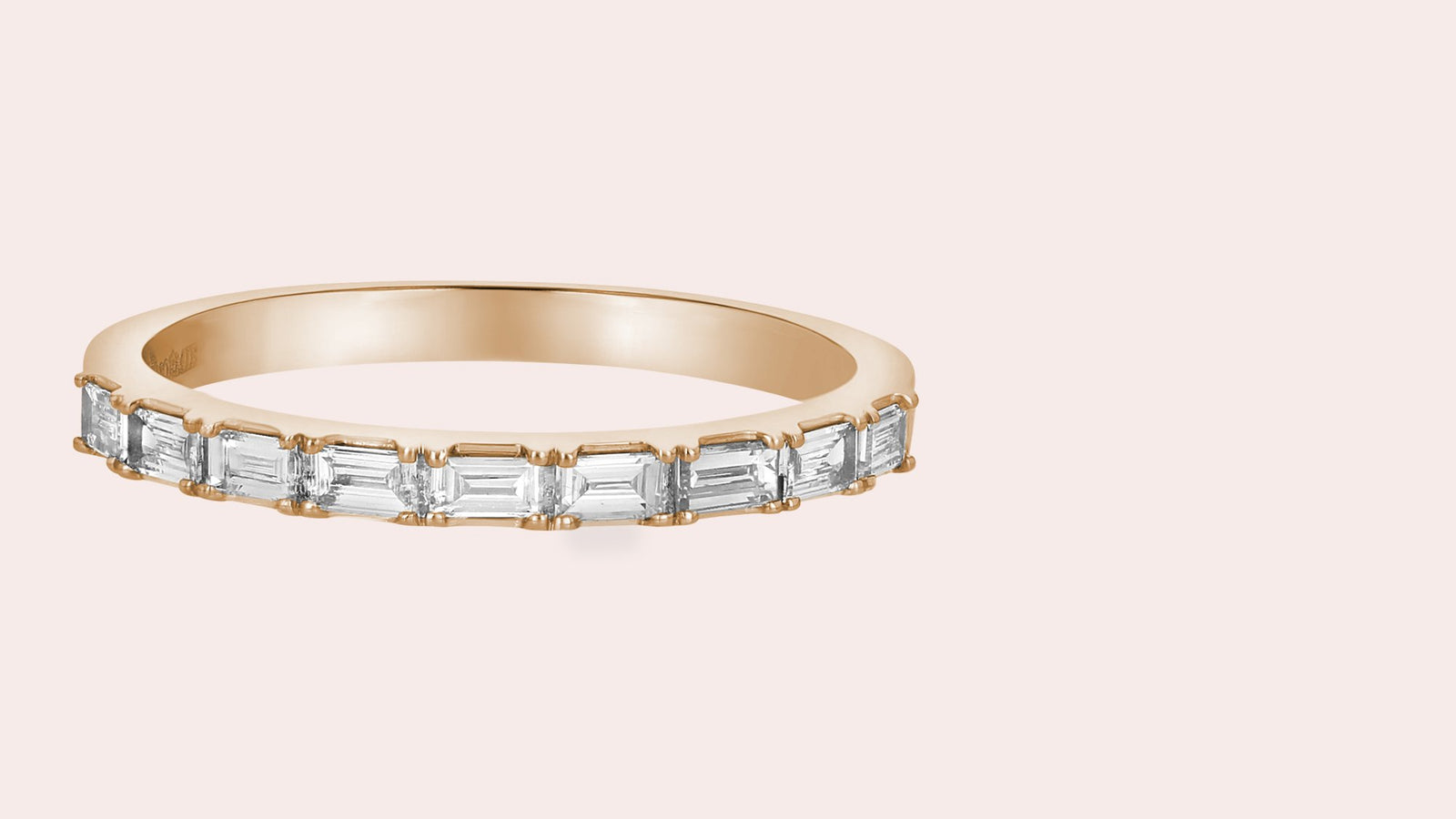 The Baguette Diamond Band Ring