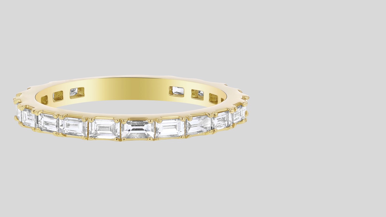 The Eternity Baguette Diamond Band Ring