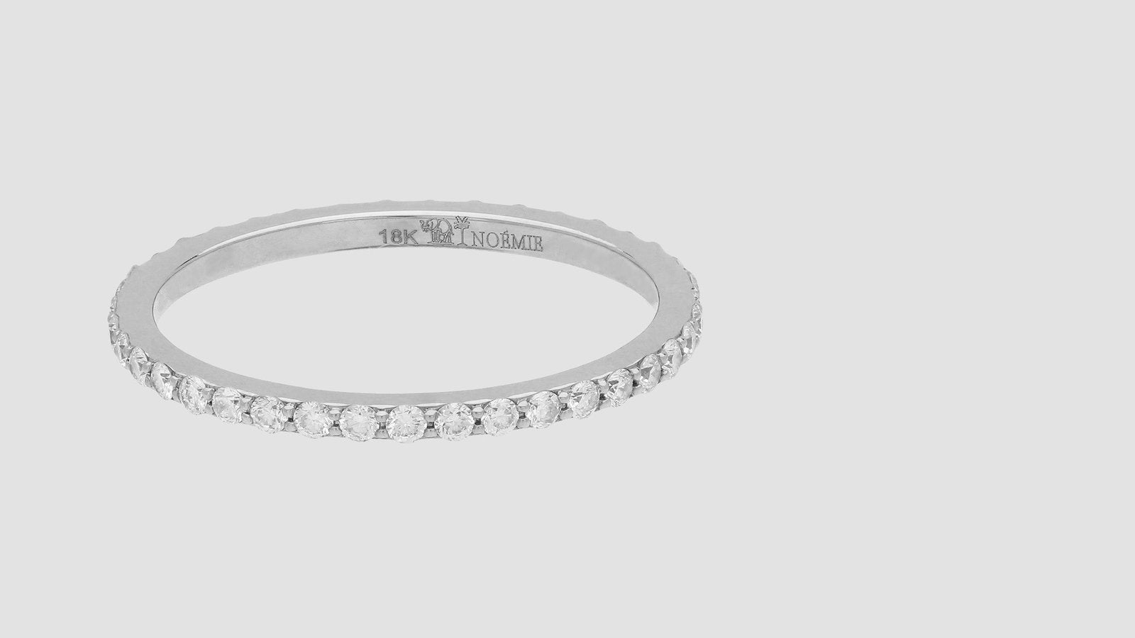 The Solar Grown Diamond Eternity Band Ring