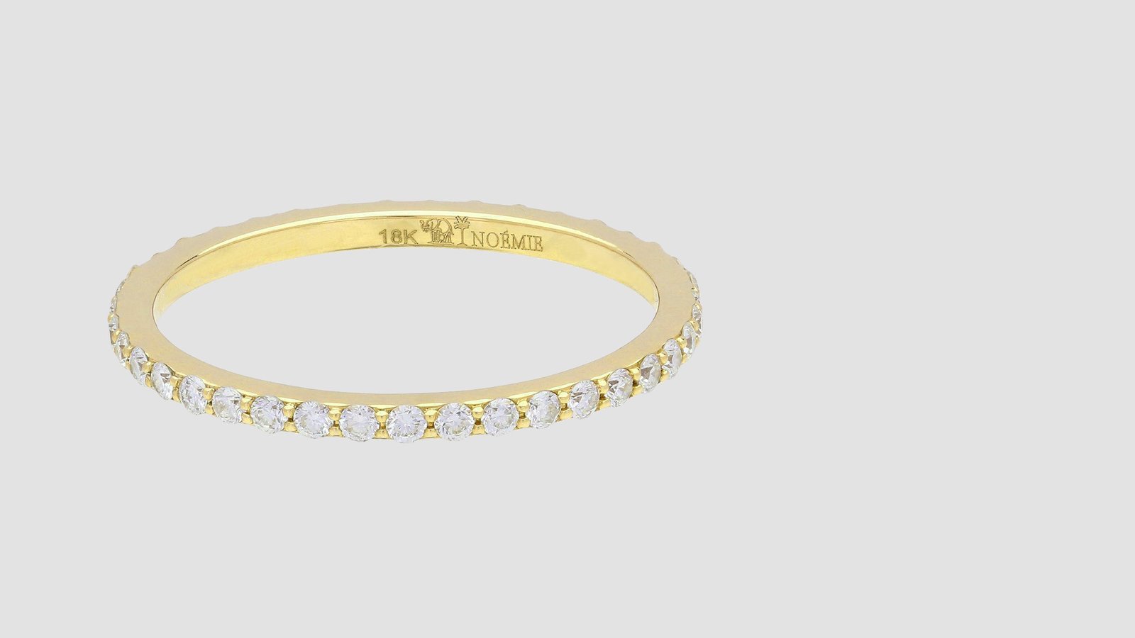 The Solar Grown Diamond Eternity Band Ring