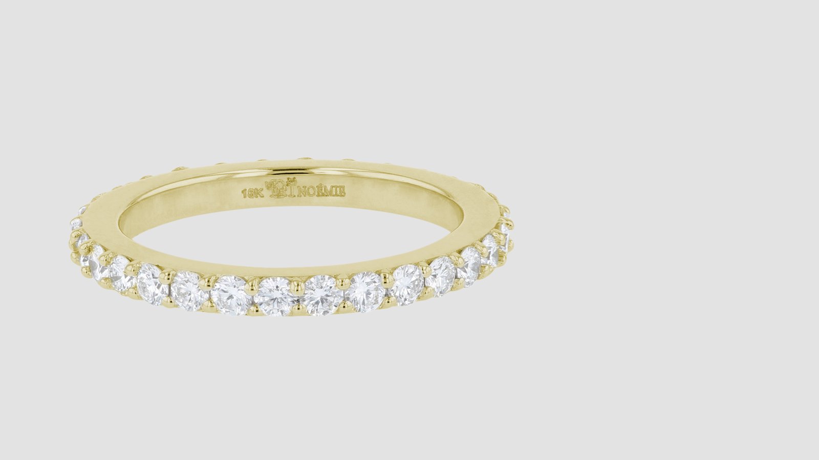 The Solar Grown One Carat Diamond Eternity Band Ring