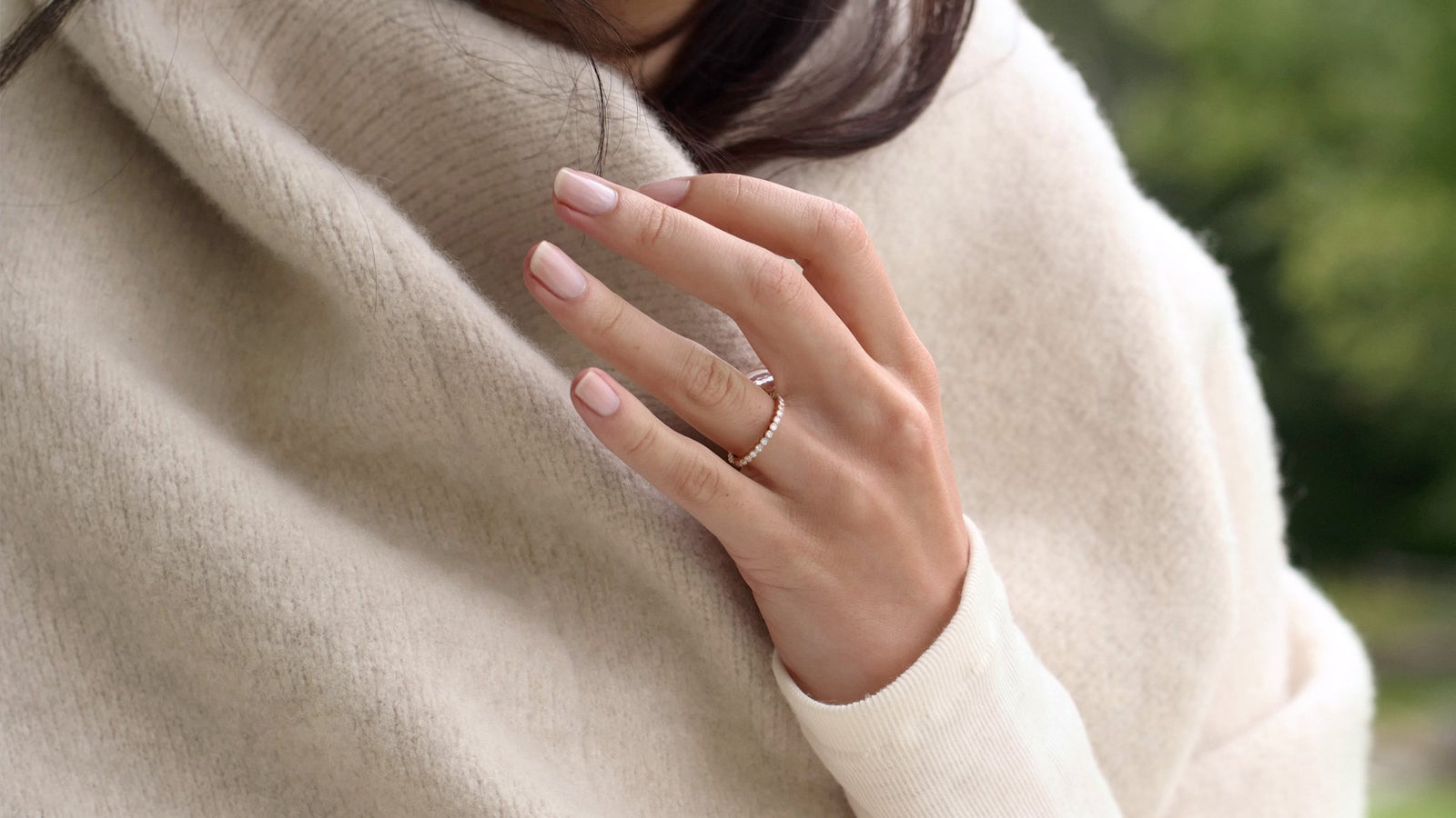The Bezel Diamond Eternity Band Ring