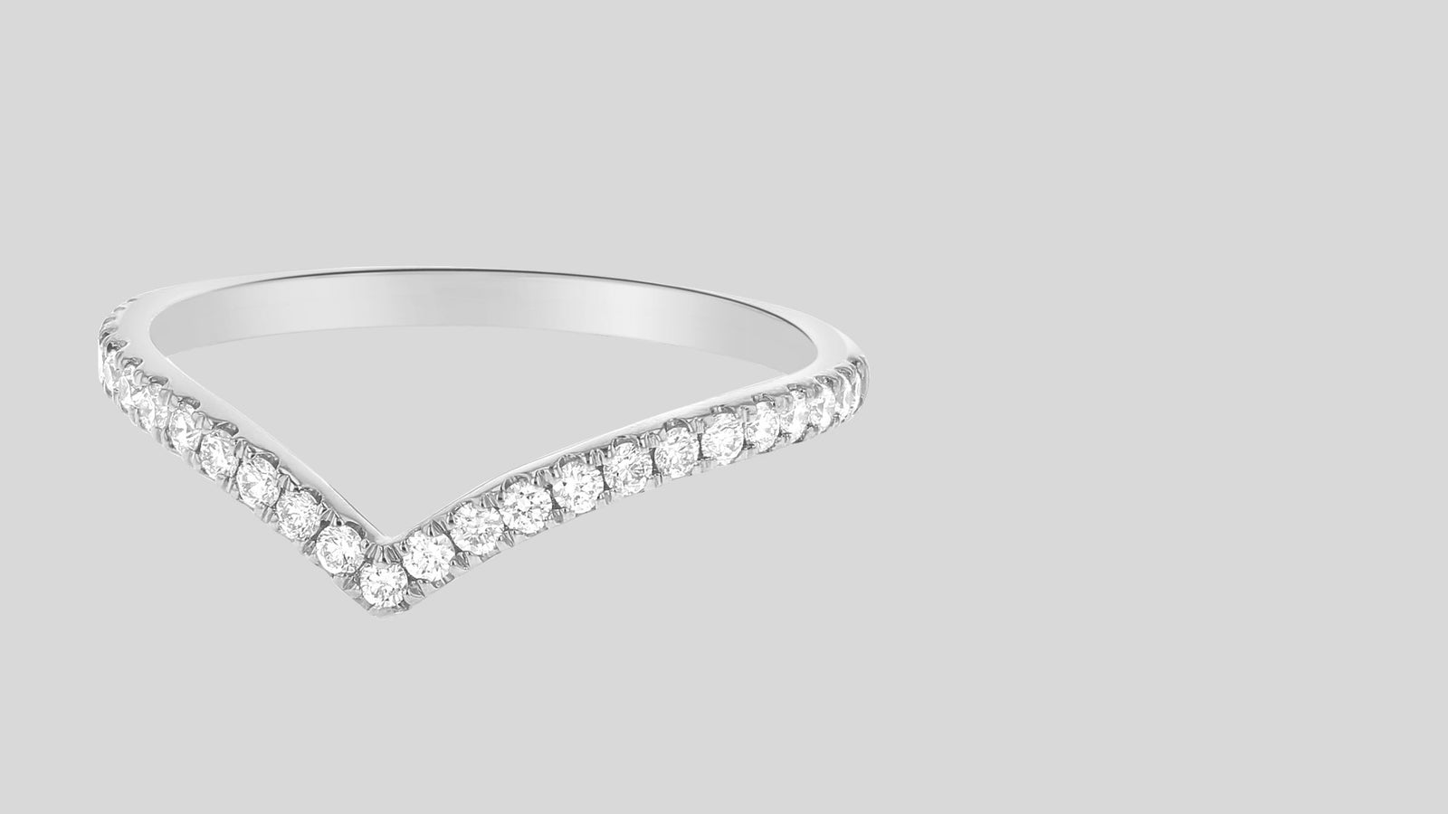 Chevron Diamond Ring