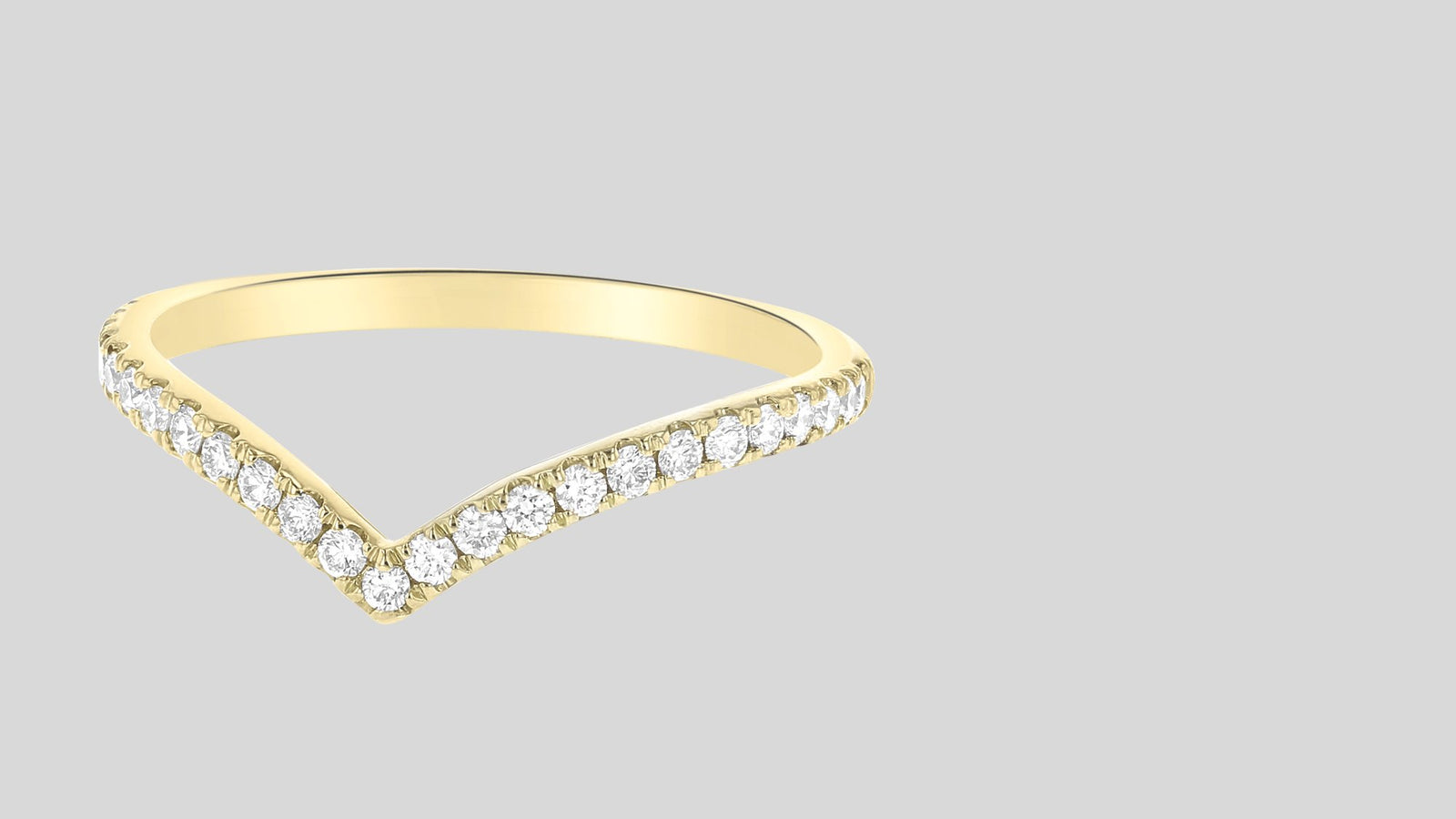 Chevron Diamond Ring