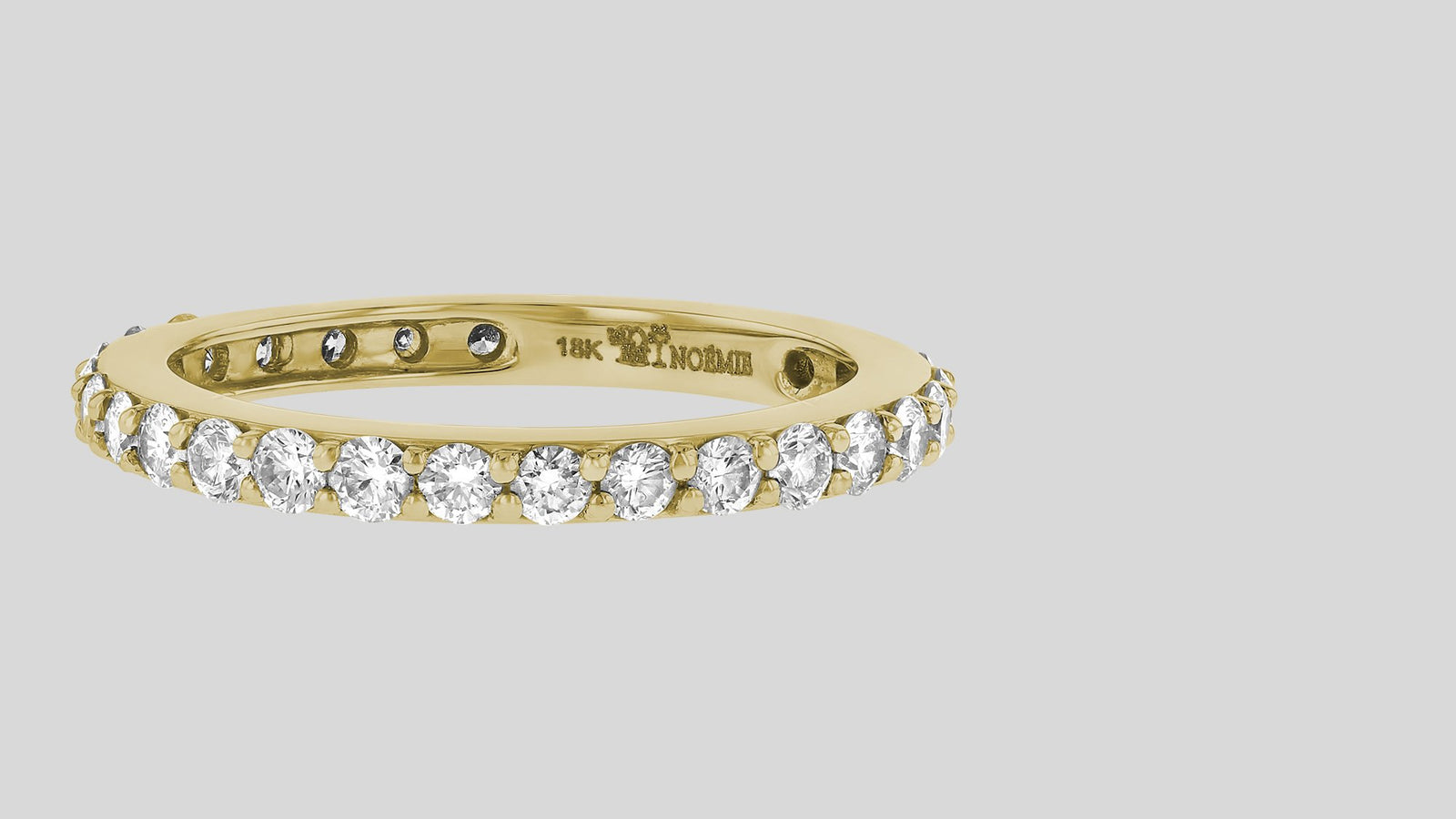 The One Carat Diamond Eternity Band Ring