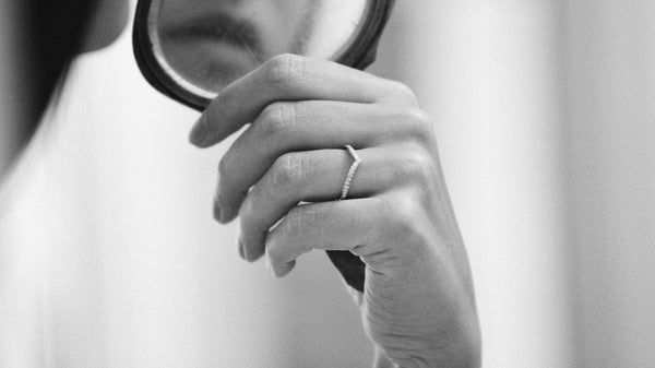 Chevron Diamond Ring