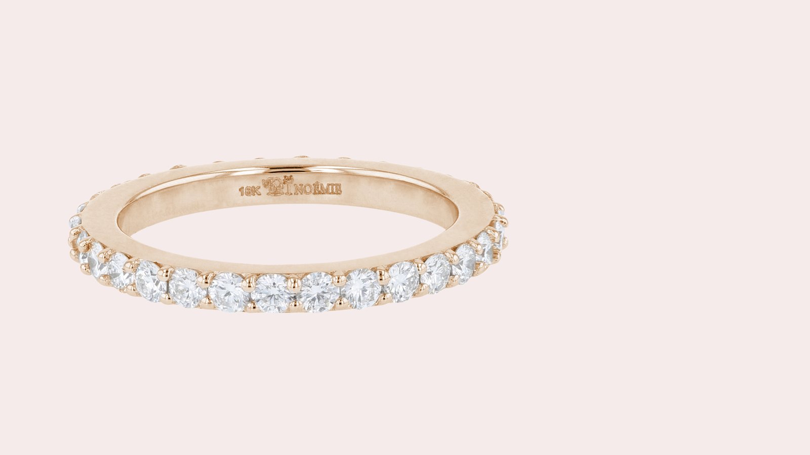 The Solar Grown One Carat Diamond Eternity Band Ring