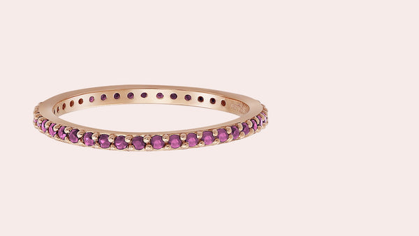 The Sapphire Eternity Band Ring