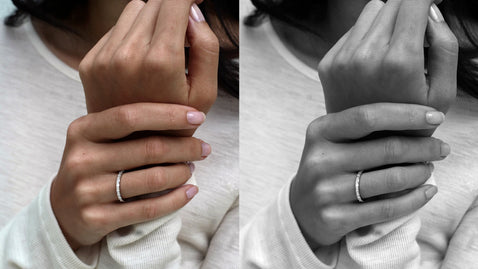 The Baguette Diamond Band Ring