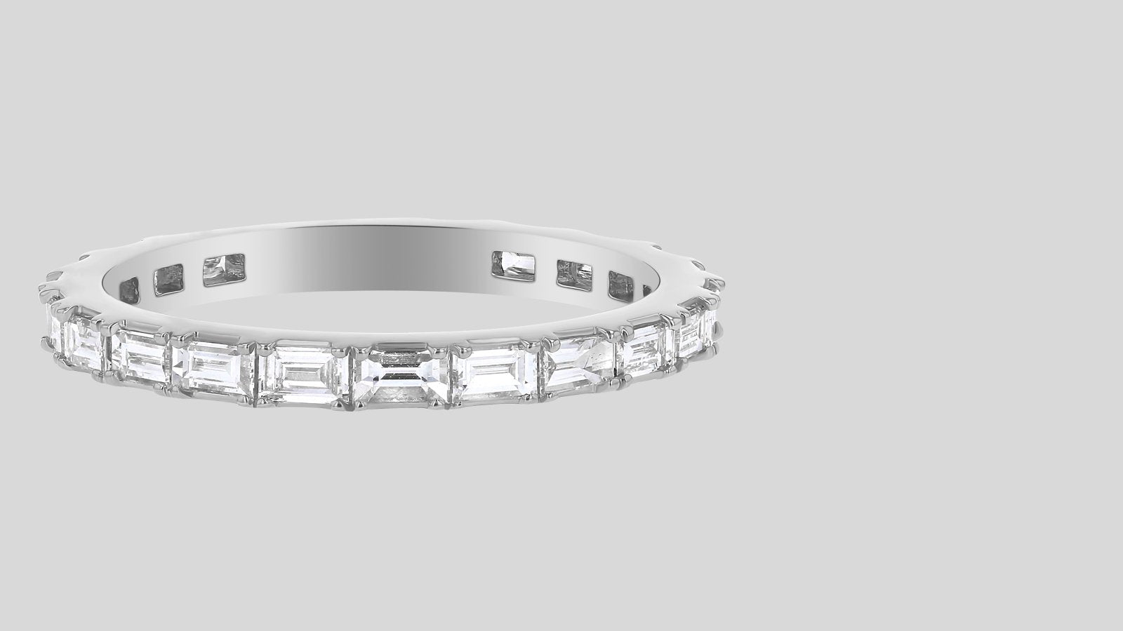 The Eternity Baguette Diamond Band Ring