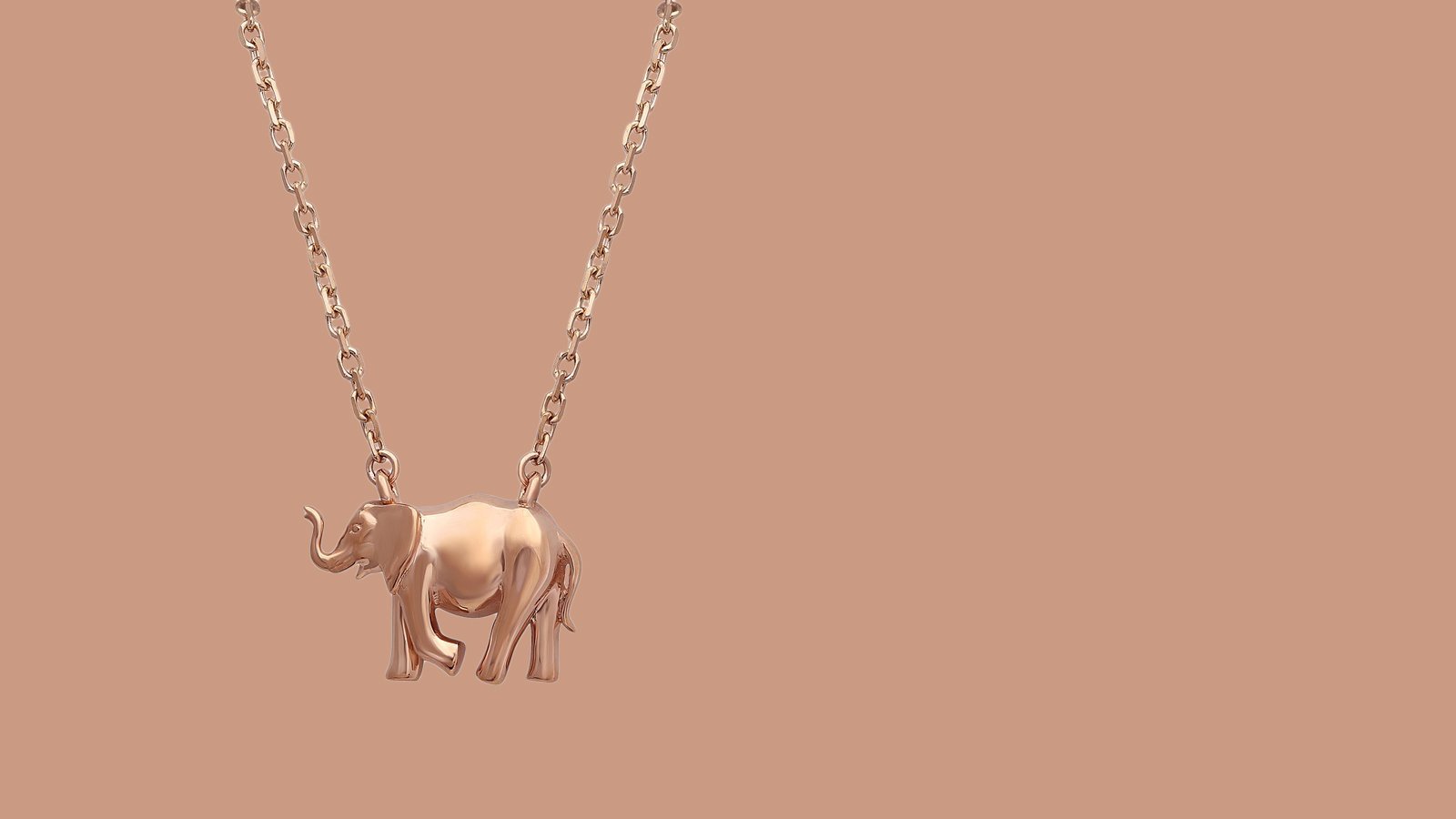Noémie Elephant Pendant Necklace