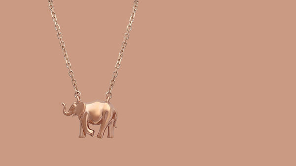 Noémie Elephant Pendant Necklace