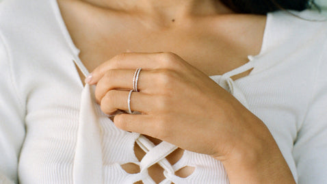 The Solar Grown Diamond Eternity Band Ring