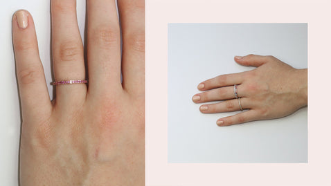 The Sapphire Eternity Band Ring