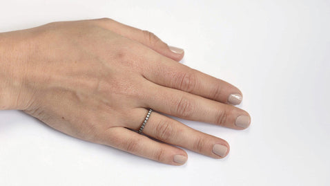 The Bezel Diamond Eternity Band Ring