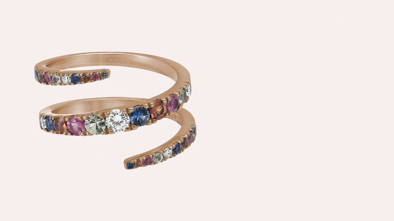 The Multi-Color Sapphire Graduate Ring