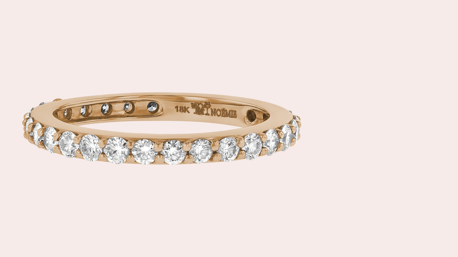 The One Carat Diamond Eternity Band Ring
