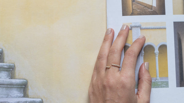 The Pavé Diamond Untraditional Ring